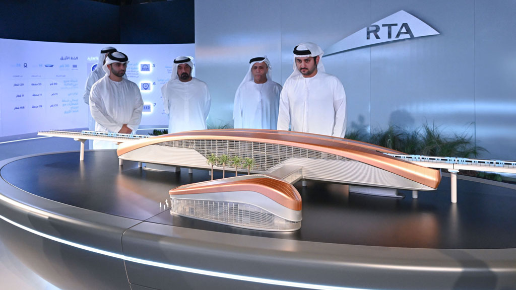 Mohammed bin Rashid approves Dubai Metro Blue Line project