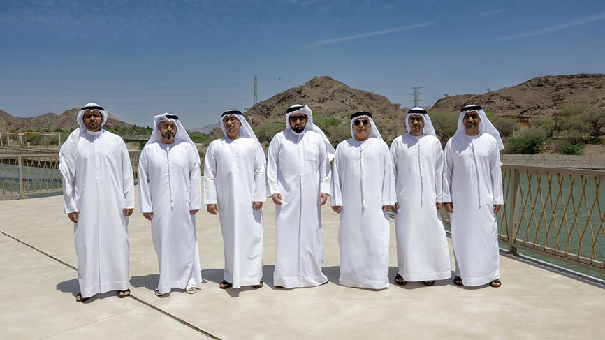 Ahmed bin Mohammed reviews progress of Hatta Master Development Plan projects
